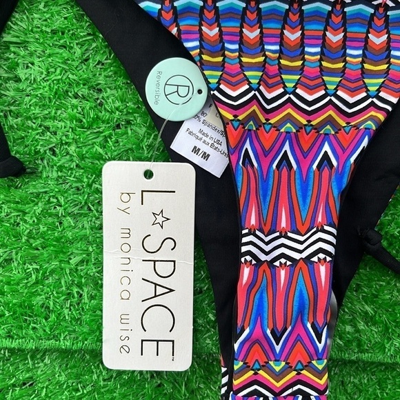 NWT - L*Space Lily Reversible Cheeky Bikini Bottoms Medium - Picture 7 of 7